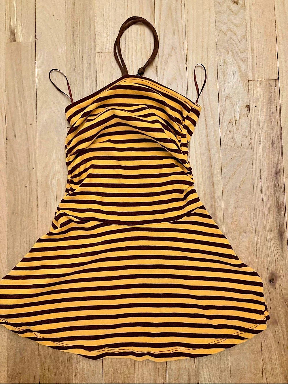 Zara Striped Dress Girls Size 8-9 Years but smaller